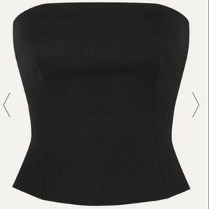 Variazoni strapless black top